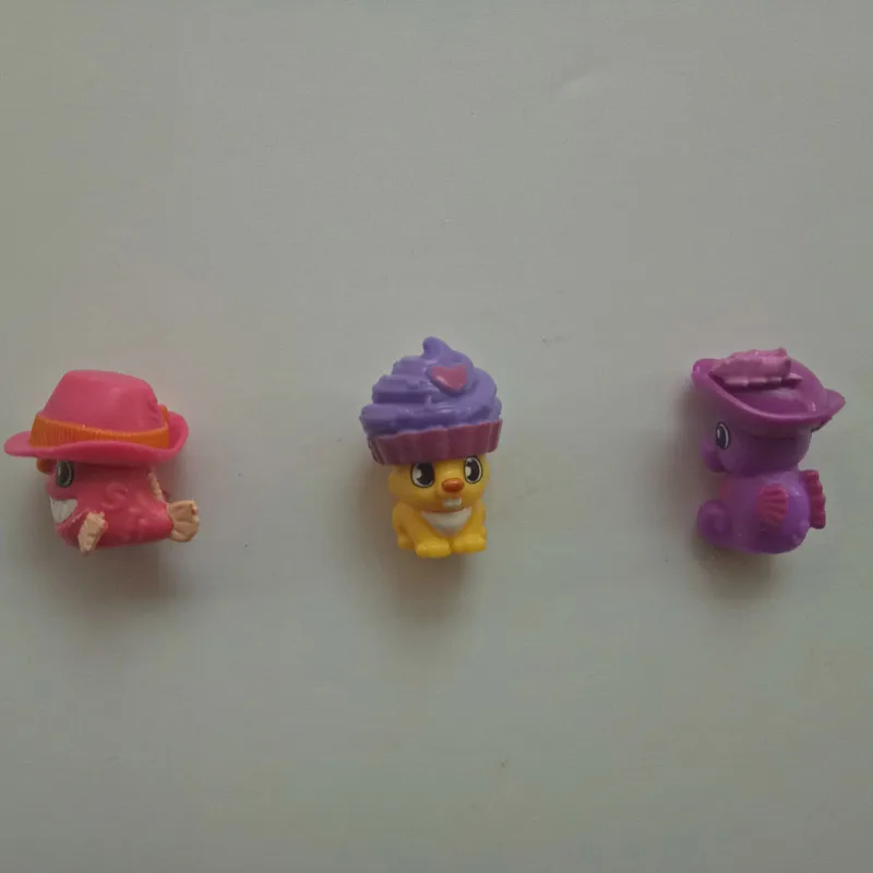 10 шт./лот аниме Мультяшные милые животные с шапкой 2019 новая игра ПВХ фигурка