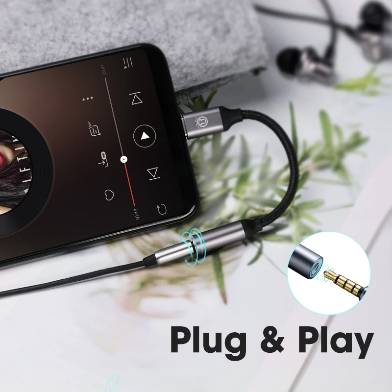 Niye кабель с разъемами типа C и 3 5 мм разъем для наушников Переходник USB на AUX
