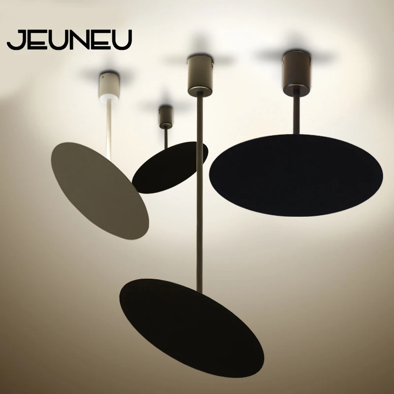 Современный минималистичный черно-белый светодиодный светильник в стиле