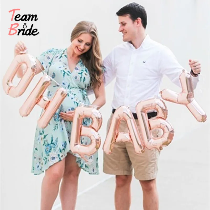 Шары из фольги с надписью The a Boy Girl BABY Shower | Дом и сад