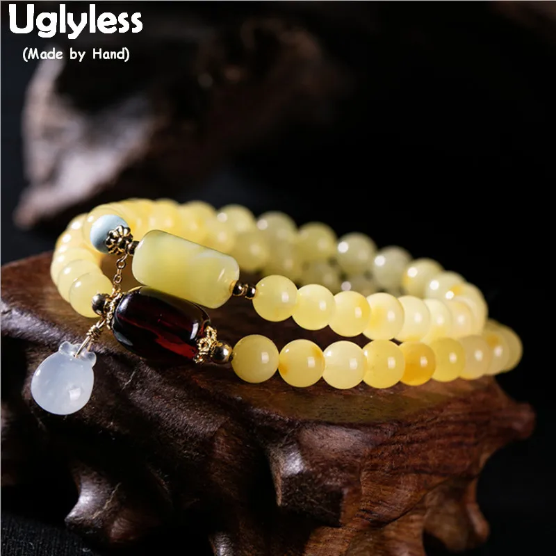 Uglyless 14K золото 9K ювелирные изделия для женщин 36 см эластичная веревка