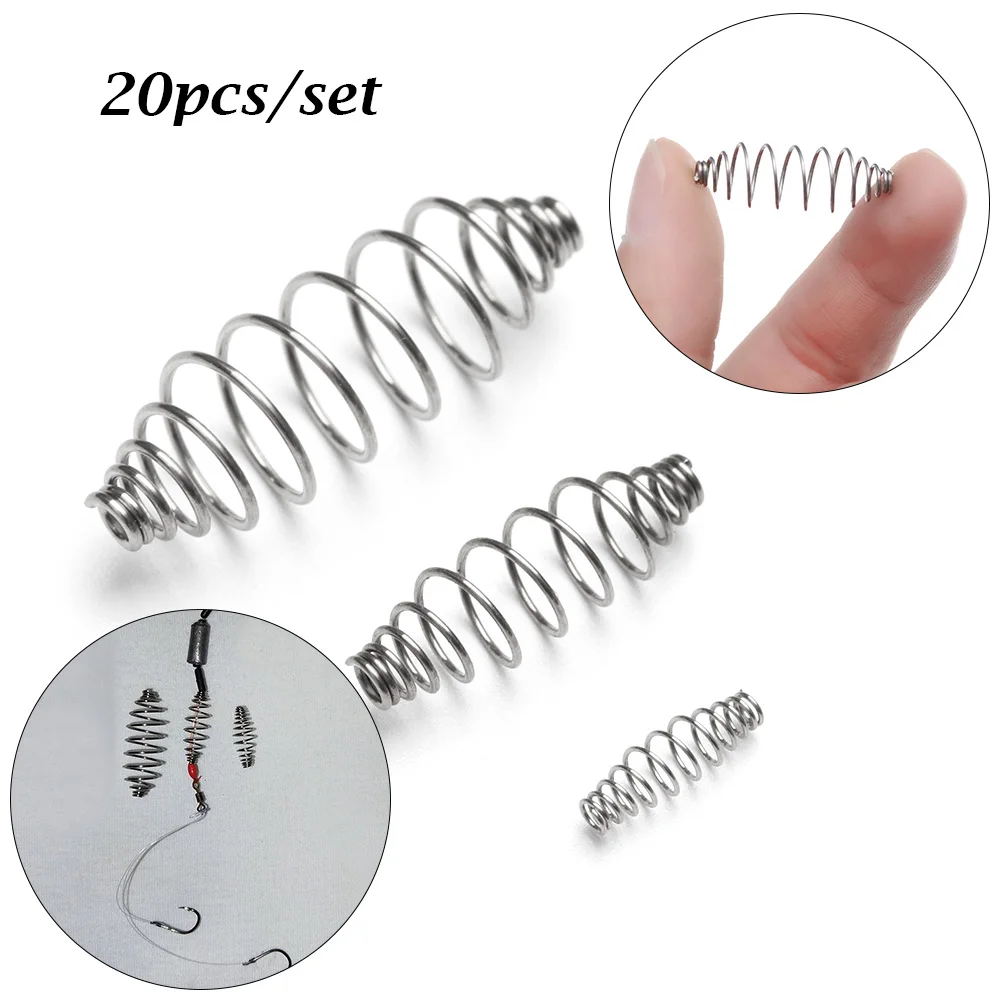 

20 PCs Stainless Steel Fishing Feeder Cage S M L Olive Shape Explosion Floating Feeder Carp Fishing Tackle High Quality