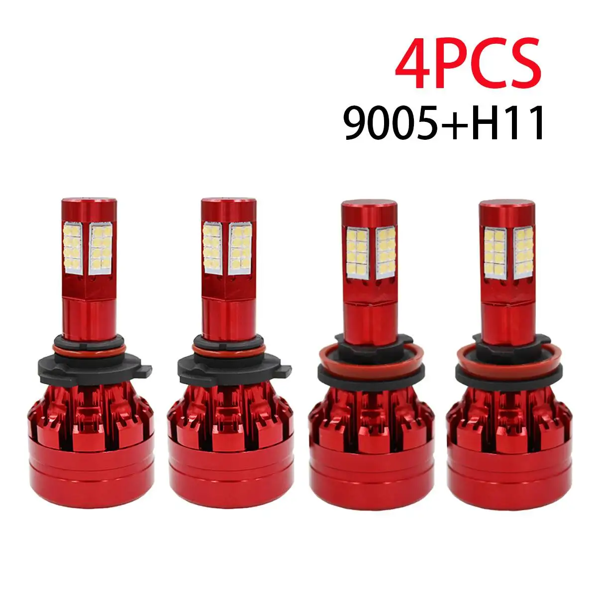 

4PCS Headlight 6000K H11 40W 9005 Bulb High Low Beam 8000LM Efficient Auto Fog Lights High Quality Waterproof IP68 LED Car Bulb