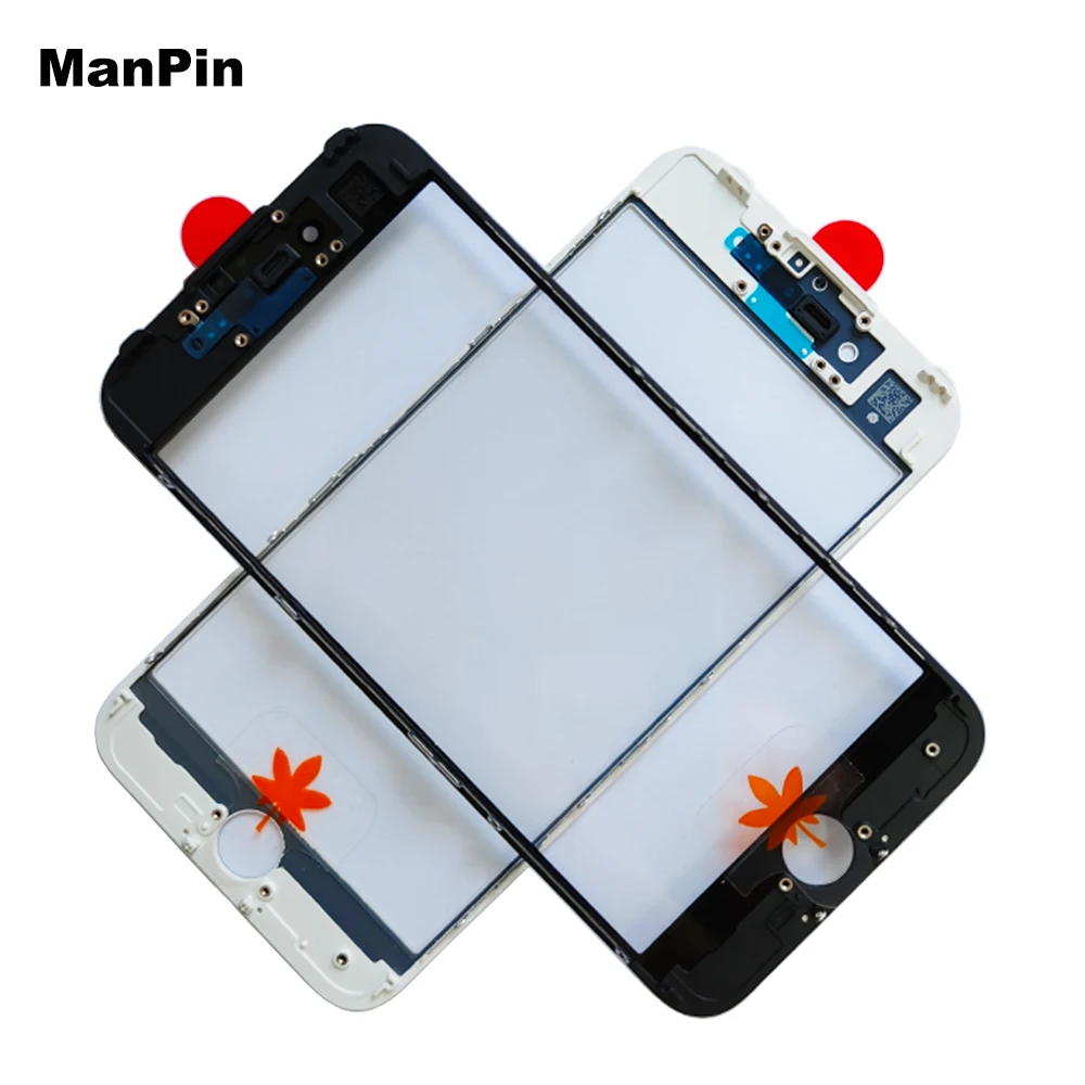 10Pcs AAA 3 in 1 Glass with Frame OCA For iPhone 8 Plus 7 7P 6s 6SPlus 6G LCD Screen Display Outer Panel Replace Repair Parts | Мобильные