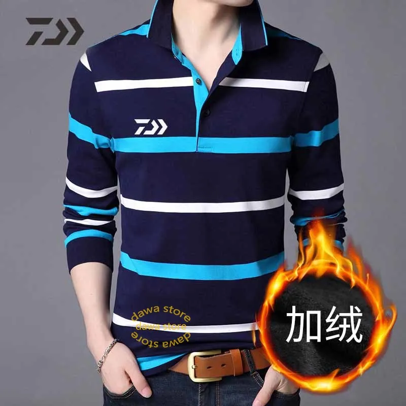 Рубашка Daiwa Мужская Повседневная рубашка для рыбалки с длинным рукавом Одежда