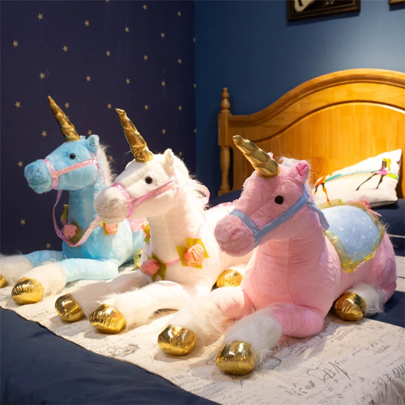 

Unicorn Plush Toys Giant Unicorn Stuffed Animal Horse Toy Soft Unicornio Peluche Doll Children Birthday Christmas Gift