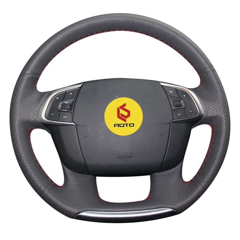 Оплетка для чехла на руль Citroen C4 C4L 2011 2015 DS4 funda volante кожаный чехол руль|Чехлы руль| |