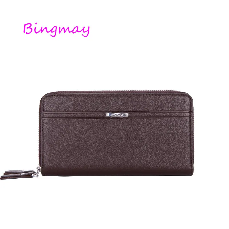 Мужские сумки бумажники черные мужские клатчи на двух молниях сумка для