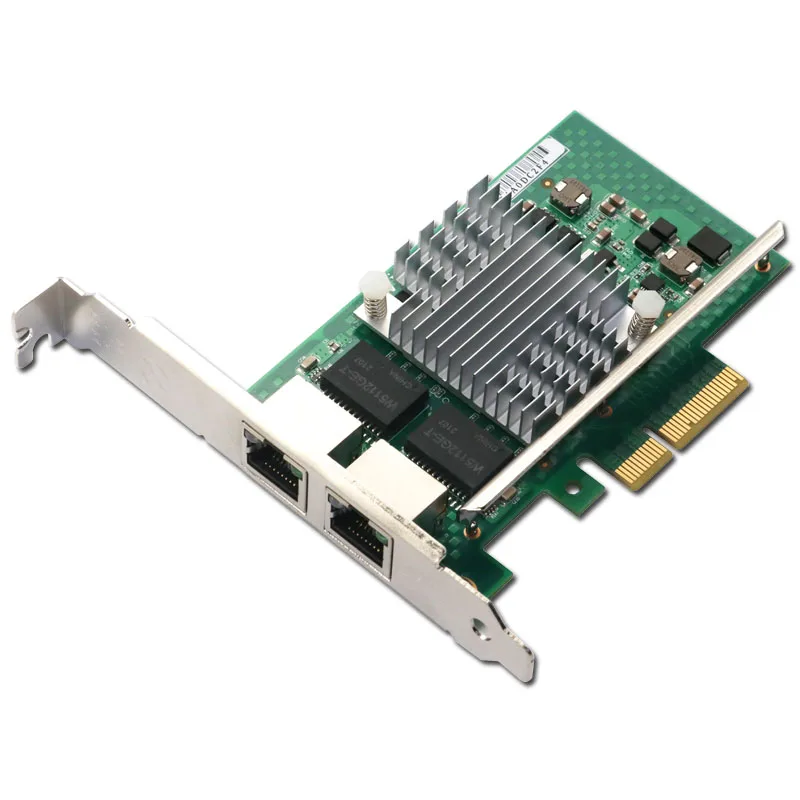Winyao WYI350-T2V2 PCI-e X4 Dual Port Gigabit Server Ethernet Network Adapter Card esxi i350T2 E1G42ET 9404pt ROS