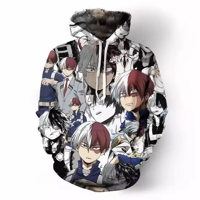 Pullover G Bakugou кацуки школьная форма косплей костюм My Hero Academy толстовки с 3D принтом толстовки для мужчин и женщин спортивный свитер футболки - Цвет: Pullover G