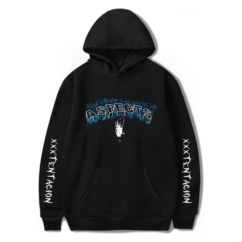 

New XXXTentacion Hoodies Fashion Hip Hop Pullover Hooded Men Women Casual Sweatshirts Rapper XXXTentacion Popular Men's Hoodies