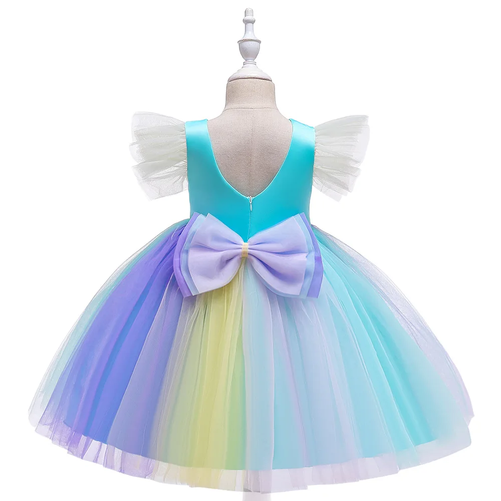 

New Dress Unicorn Children's Princess Dress Girl Dress Wedding Dress