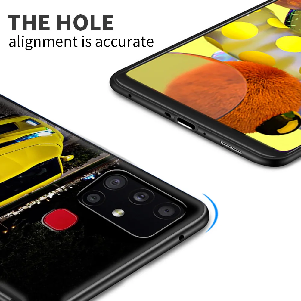 

Bumblebee Sports Car Case For Samsung Galaxy A51 A71 A21s A31 A32 5G A41 A11 M31 M51 M31s A91 A81 A12 A01 Phone Cover Funda