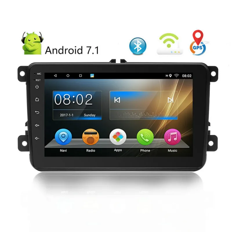 8 &quotAndroid 7 1 радио Автомобильный мультимедийный carro Авто MP5 MP4 FM 2 din стерео приемник