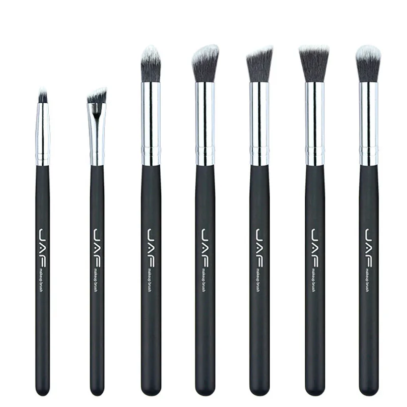 Набор кистей для макияжа с деревянной ручкой 7 шт.|Аппликатор теней век| |