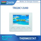 DWIN 2,8 дюймов 320*240 Wifi термостат TFT ЖК-дисплей умный дом настенная панель с программой + AIOT RS485 UART сенсорный экран