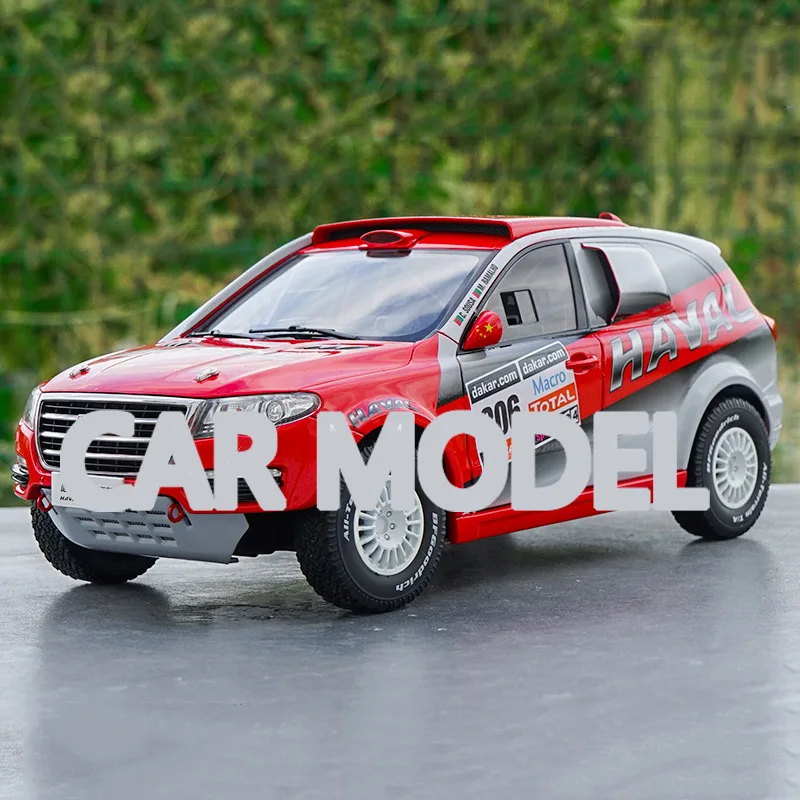 1:18 весы игрушечные машинки из сплава ралли Дакара HAVAL модель автомобиля детские