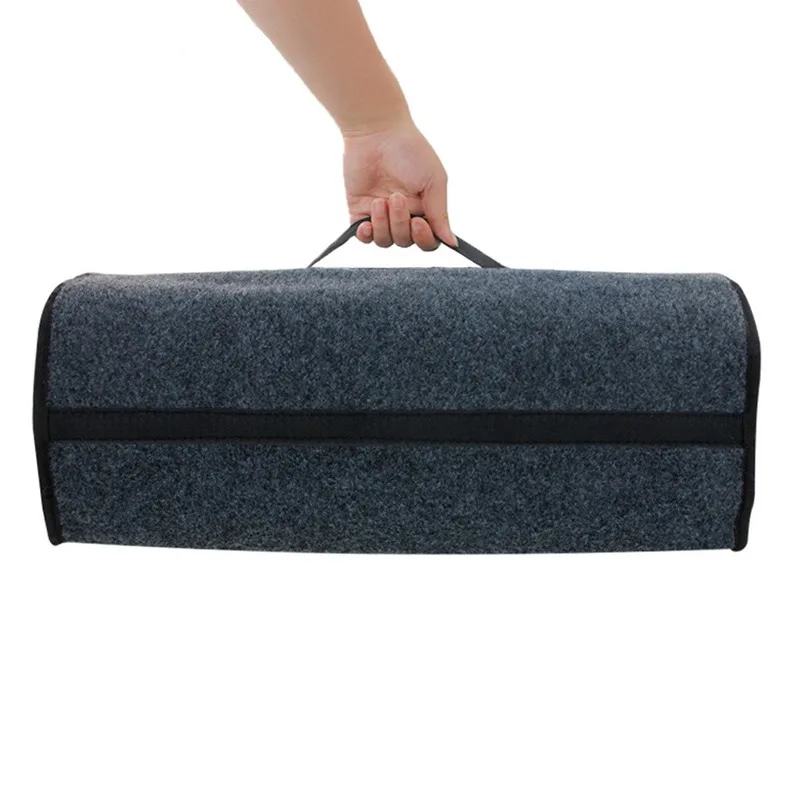 Car Folding Storage Box Large Soft Felt Anti-slip Compartment Capacity Non-woven Bag for SUV Trunk | Автомобили и мотоциклы