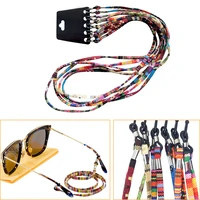 5pcs colorful cotton sunglasses strap eyeglass chain cord reading glasses chain string holder neck cord eyewear glasses string