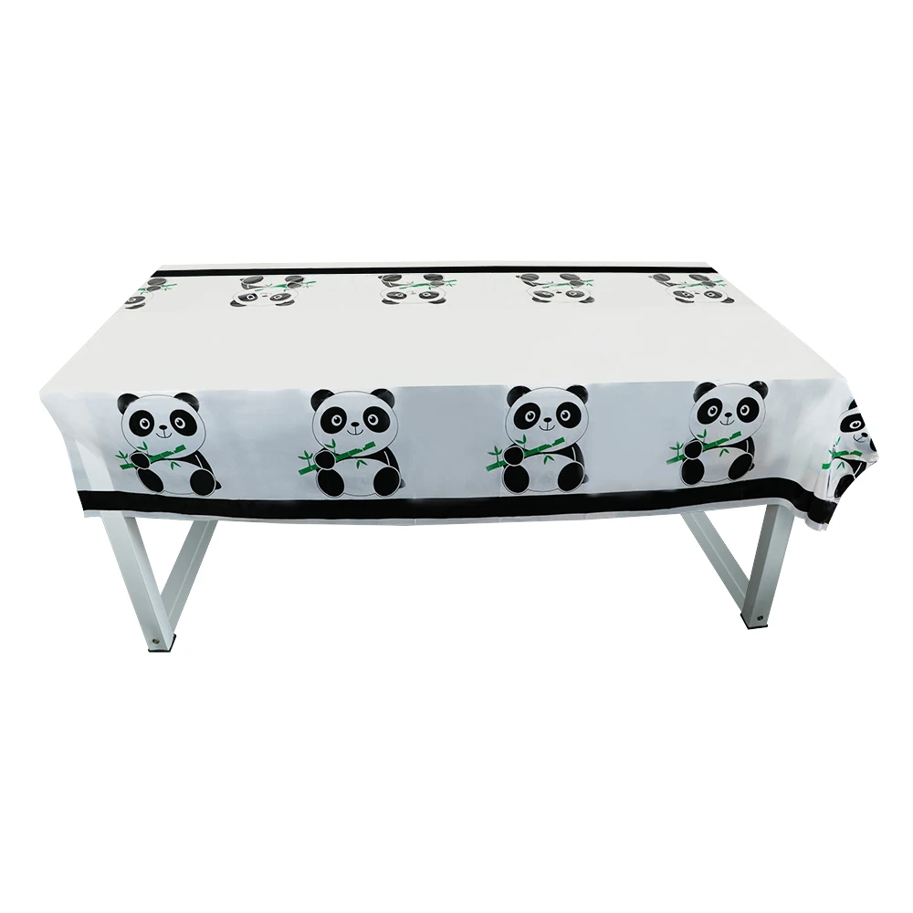 

Panda tablecloth boys and girls birthday party supplies