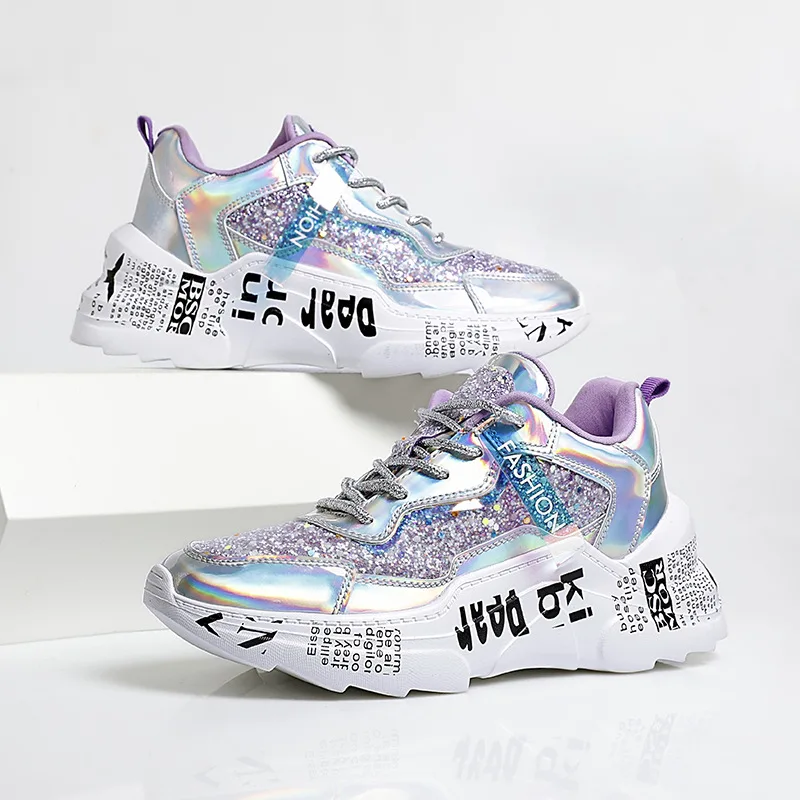 

Женские повседневные кроссовки, Классическая обувь на шнуровке для прогулок, женские кроссовки для бега, женская обувь размера плюс 42, обув...