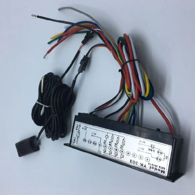 

YK-303 Digital Temperature and Humidity Controller 220V LCD Embedded Thermostat