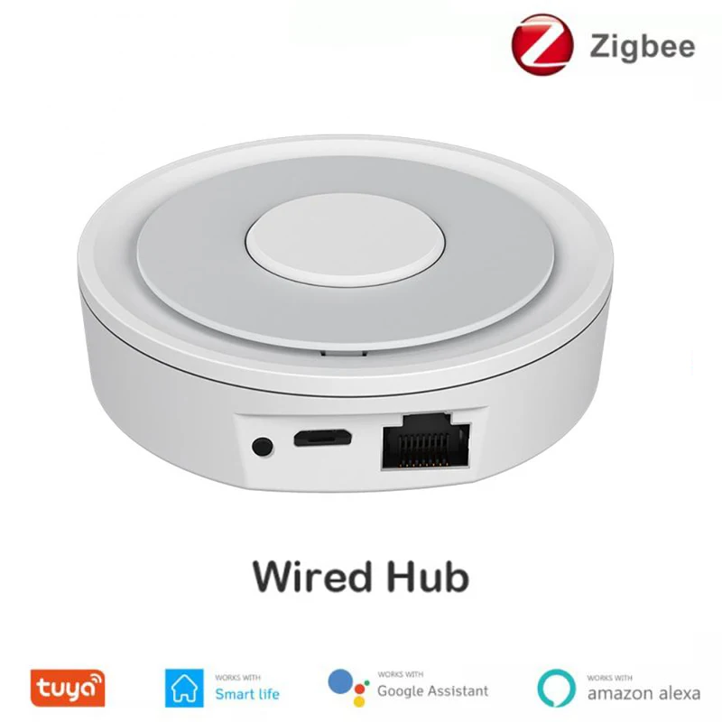 

Hot Tuya ZigBee Smart Gateway Hub Smart Home Bridge Smart Life APP Wired/Wireless Remote Controller Works With Alexa Google Home