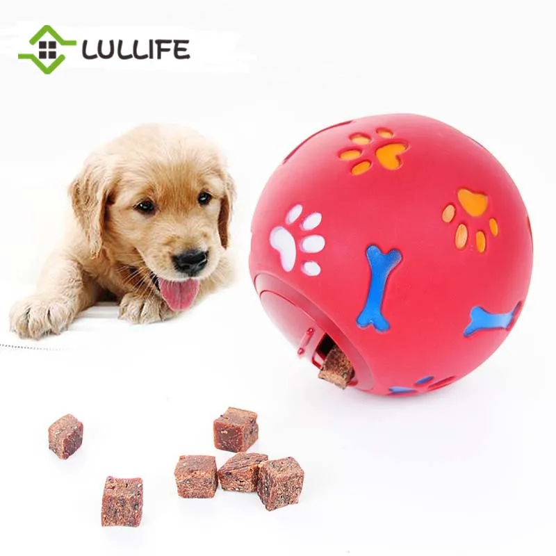 Резиновая игрушка для собак волшебный жевательный интерактивный шар утечка