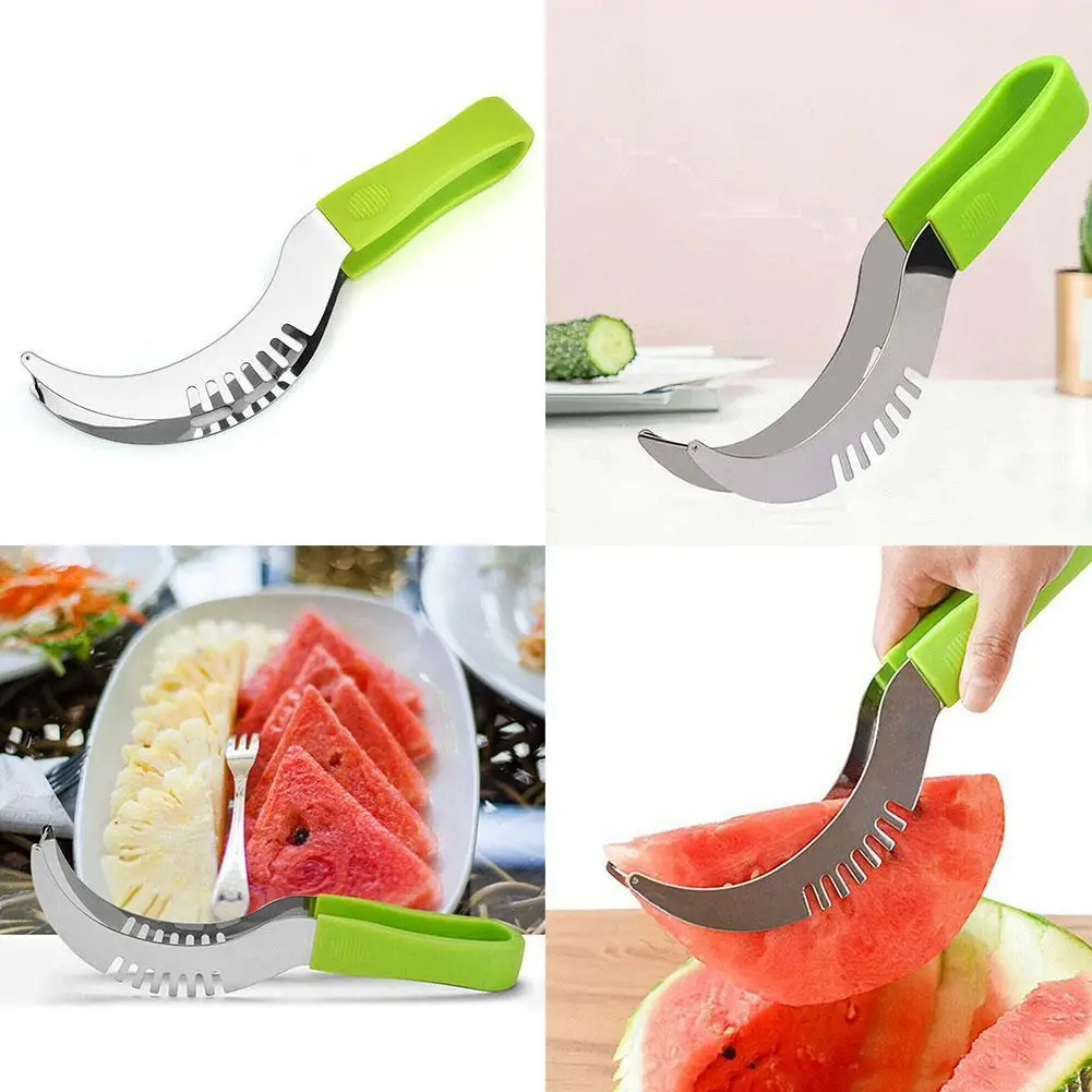 

Watermelon Slicer Cutter Steel Windmill Cut Supplies Home Watermelon Kitchen Tool Arti Fruit H2F9 Cutter Fruit Gadgets I5H1