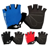 bikeboy anti skid shock absorption half finger gloves for bicycle riding gloves outdoor sports gloves cycling equipment