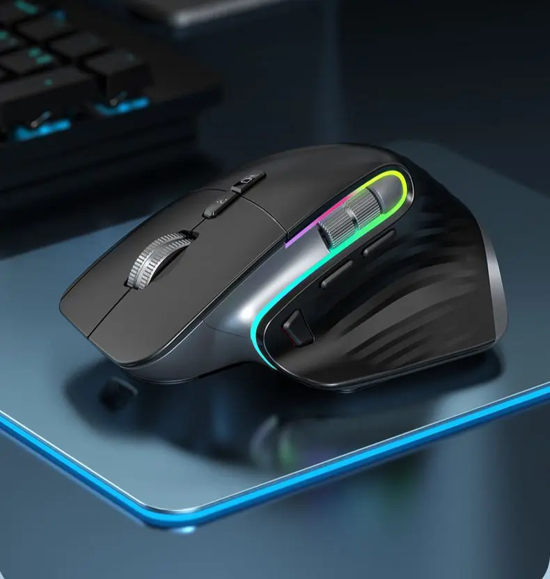 vsvabefv wireless silent mouse 2 4g usb rechargeable gaming mouse 4000dpi optical ergonomic suitable mouse for pc laptop office free global shipping