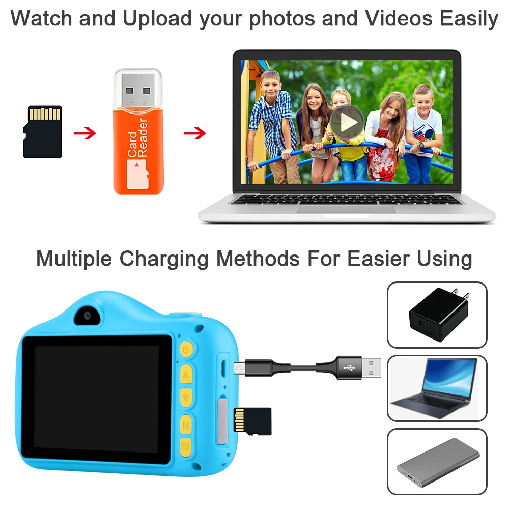 

3.5 Inch Child Camera 28MP Children Digital Camera Kid Selfie Camera Photo Video Camera For Kids Gift for Girls Toys Blog Camera