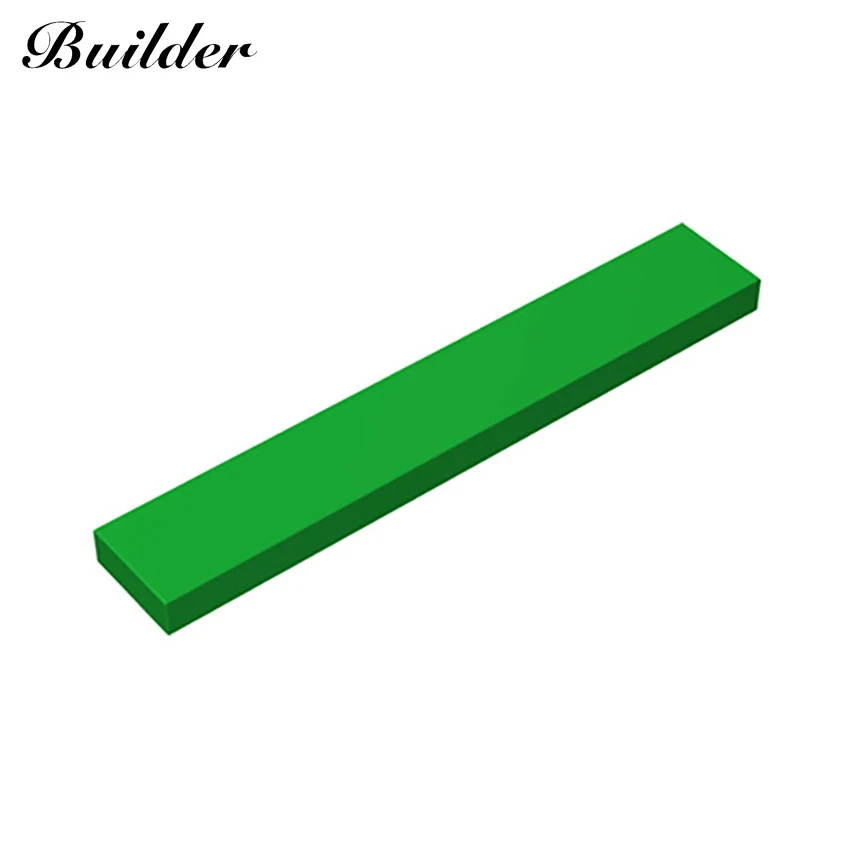 Маленький конструктор 6636 MOC, тонкие фигурки, кирпичи, плитка, 1x6, 10 шт., строительные блоки «сделай сам», креативные сборы, частицы, игрушки для детей