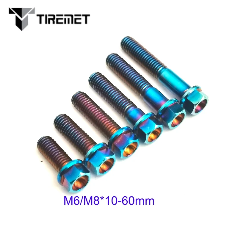 Tiremet Титан болты фланца с шестигранной головкой винт M6 M8x 10 15 16 18 20 25 30 35 40 45 50 55 60 мм