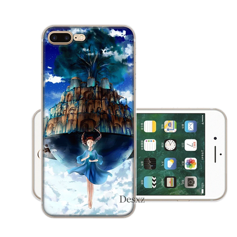 Мобильный телефон чехол для iPhone 11 Pro XR X XS Max 7 8 6 6s Plus 5 5S SE Laputa Castle In The Sky Shell |