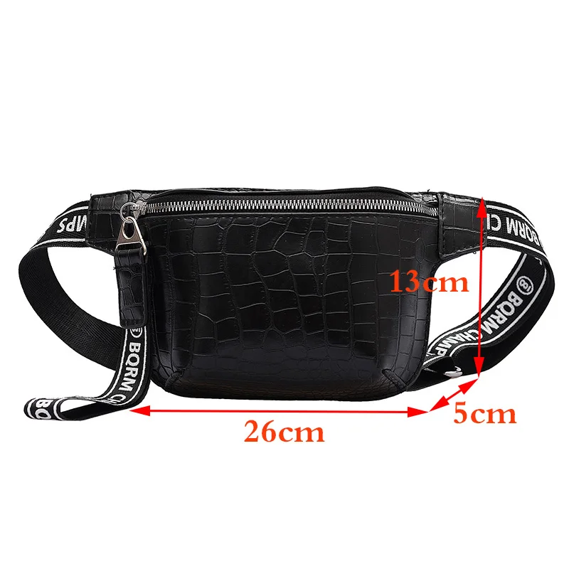Модный женский поясной кошелек Высококачественная кожаная нагрудная сумка