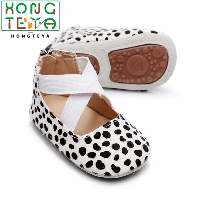 2020 Детские Леопардовые балетки из натуральной кожи на плоской подошве Обувь для