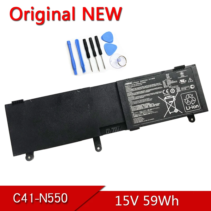 

C41-N550 NEW Original Laptop Battery For ASUS N550 N550JA N550JK N550JV G550 G550J G550JK ROG G550 G550J G550JK Q550LF Q550L