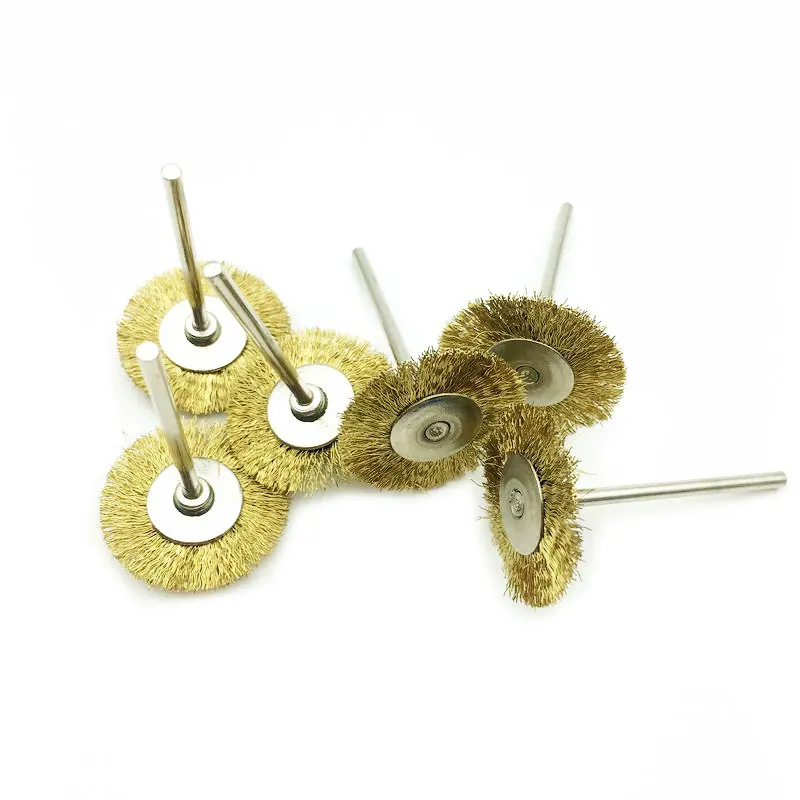 30 шт./лот проволочная медная щетка полировальное колесо для вращающихся