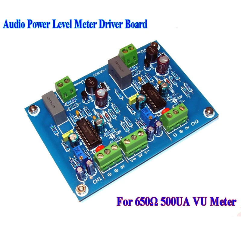 Аудио измеритель мощности уровня плата драйвера модуль привода для 650Ω 500UA VU Meter ±
