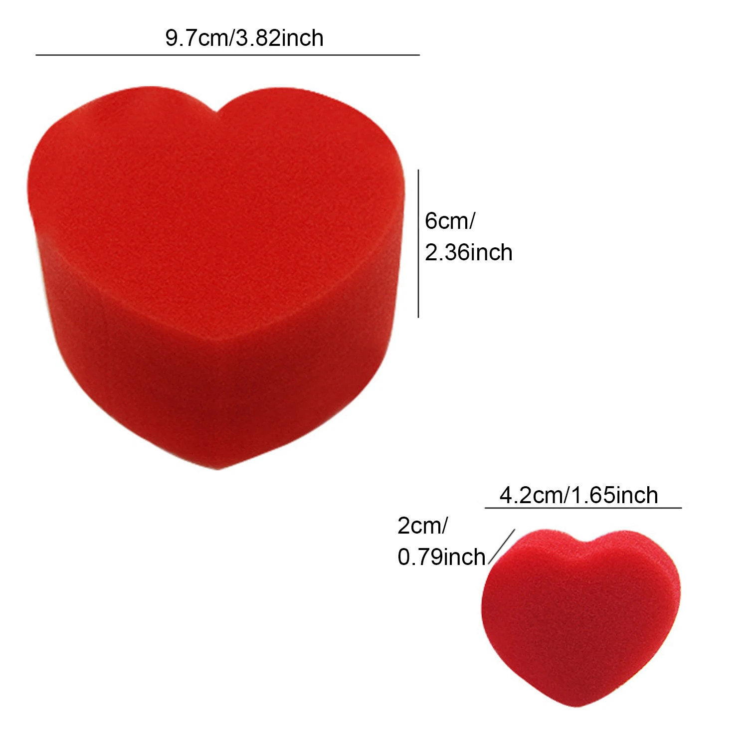 5pcs Magic Sponge Ball Red Heart Love Balls Illusion Tools Street Close-up Stage Finger Trick Props Toy | Игрушки и хобби