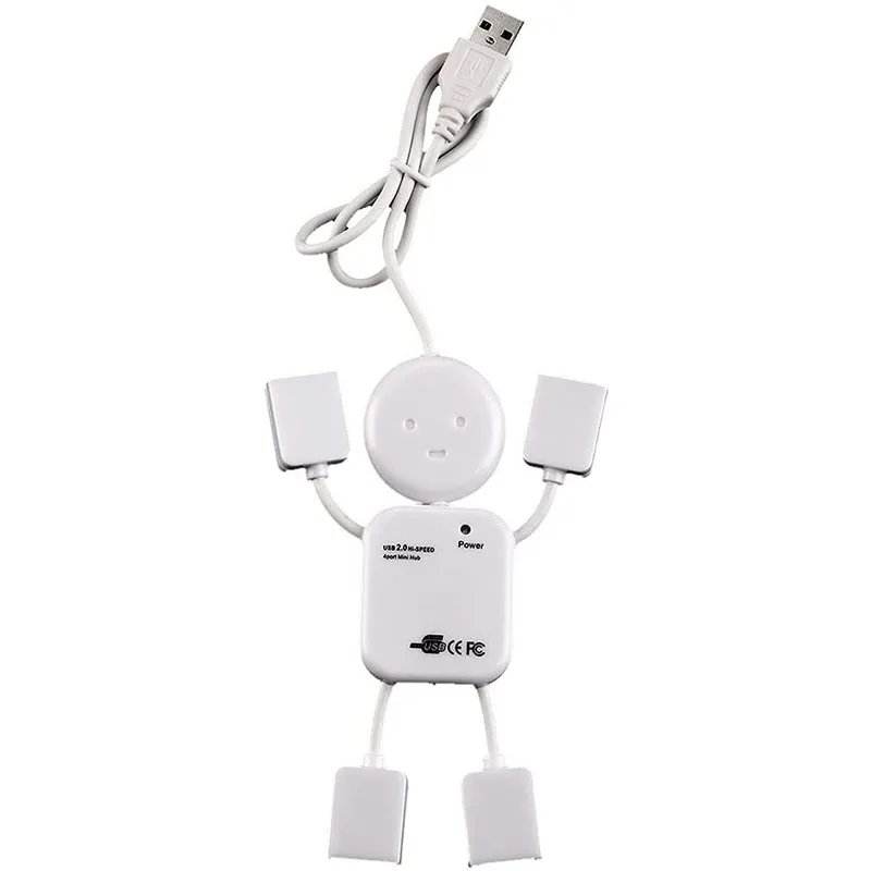 

Usb-концентратор Humanoid с 4 портами Usb 2,0 и кабелем адаптера