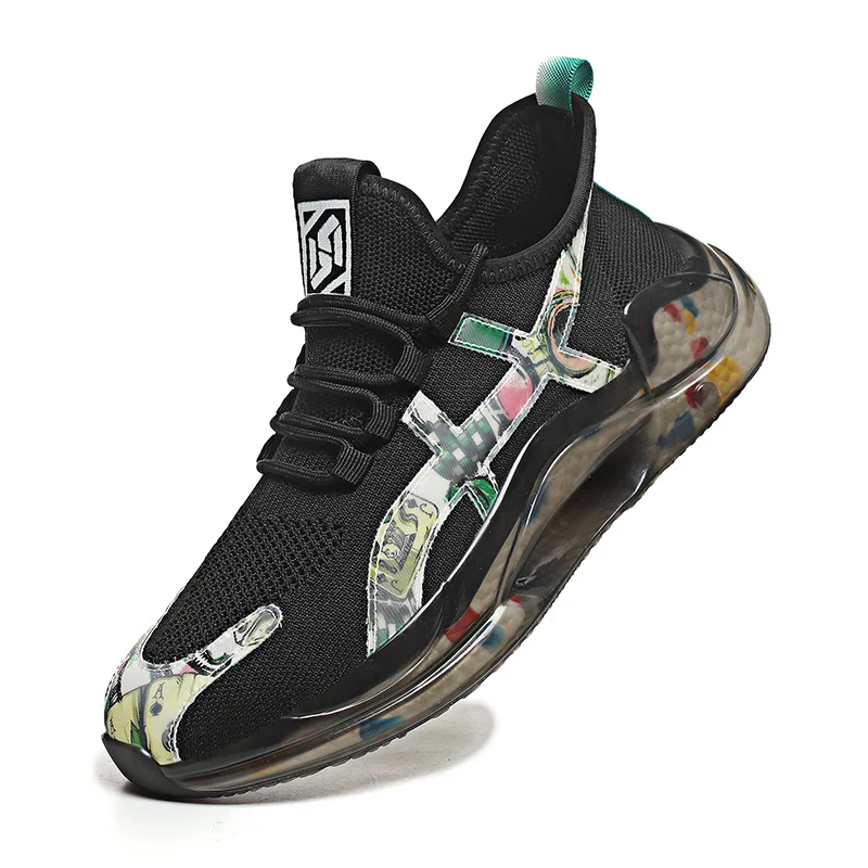 

Classic Men Running Shoes Breathable Mesh Sneakers High Quality Antiskid Damping Jogging Shoes Training Sports Shoes Zapatillas