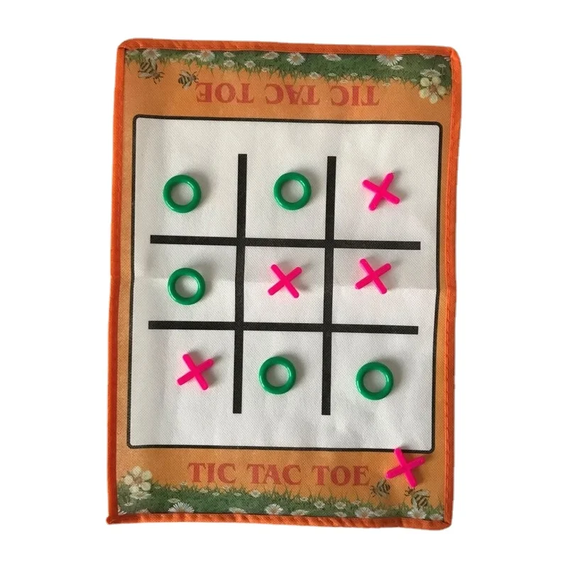 

Intellectual Game Non-woven Circle Fork Chess Tic-tac-toe Chess Nine Palace Chess Nine Grid Chess OX Chess