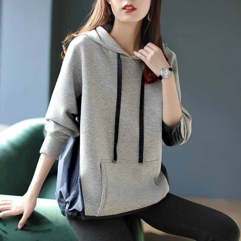

Woman Long Sleeve Sweatshirt Hoodie Streetwear Female Casual Pullover Hoodies Sportswear Tops Ladies Pullover Sweatshirt Q168