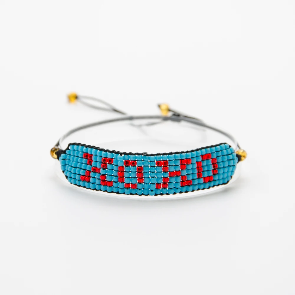 

Go2boho Bracelet For Women MIYUKI Pulseras Mujer Moda 2020 New Letter Bracelets Fashion Handmade Loom Woven Women's Couples Gift