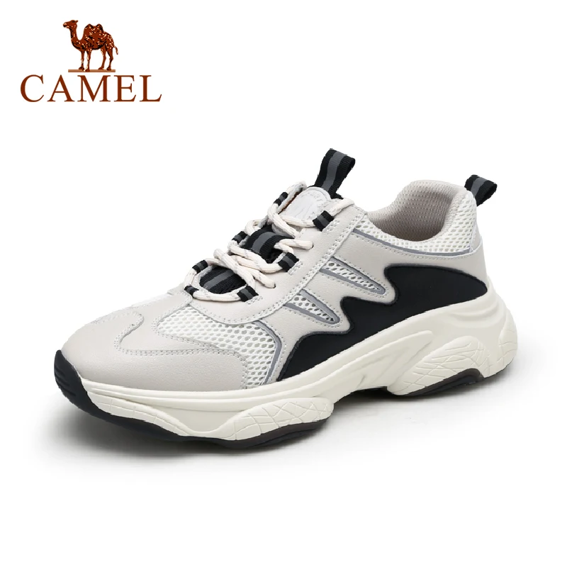 

CAMEL Official Original Autumn Fashion Men's Sports Shoes Men Thick Sole Sneaker Breathable Mesh Casual Shoes Male Outdoor Shoes