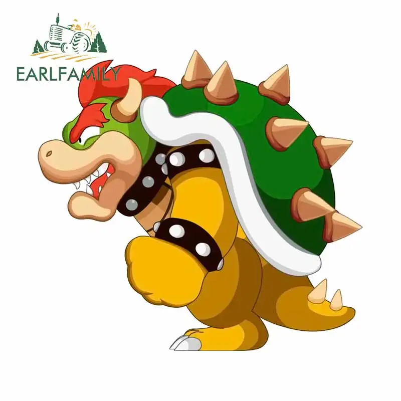 EARLFAMILY 13 см x 12 1 с изображением персонажа мультфильма Супер Марио автомобильные