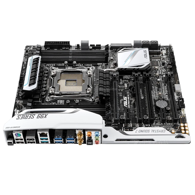 Материнская плата LGA 2011-V3 Asus X99-PRO/USB3.1 Intel X99 DDR4 3300(OC) МГц PCI-E 3 0 64 ГБ оверлок