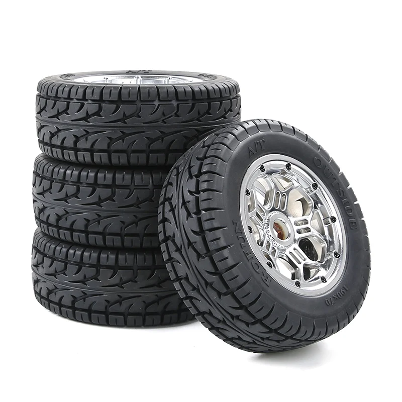 190 мм * 70 Внедорожные колеса гоночные шины хромированные ступицы для масштаба 1/5